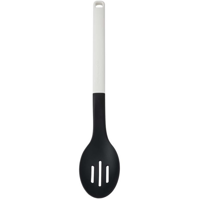 Ложка кухарська KitchenAid Classic для сервірування з прорізами 34 см сірий (KHA004OHCHGG)