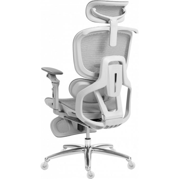Офісне крісло GT Racer B-816 White/Gray зображення 6