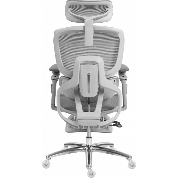 Офісне крісло GT Racer B-816 White/Gray зображення 7
