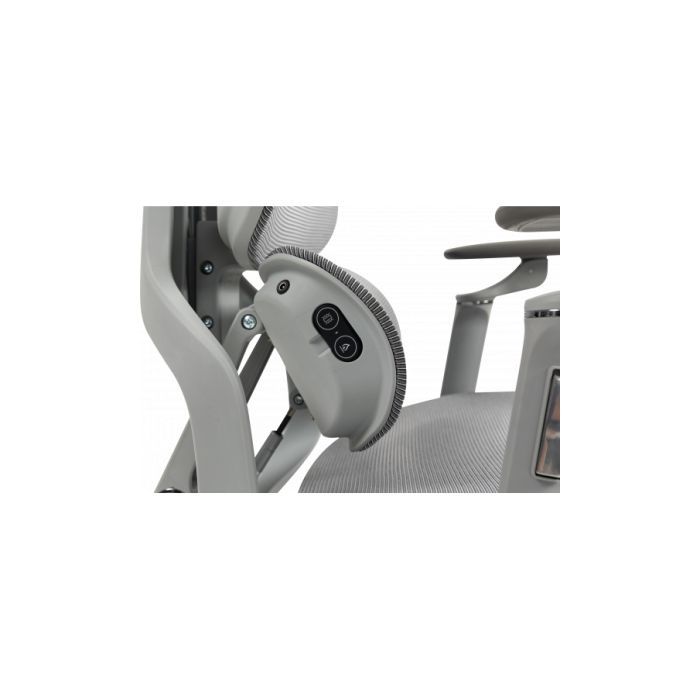 Офісне крісло GT Racer B-816 White/Gray зображення 9