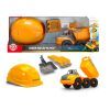 Игровой набор Dickie Toys Вольво. Самосвал с каской и лопатой, 26 аксессуаров (3729014)