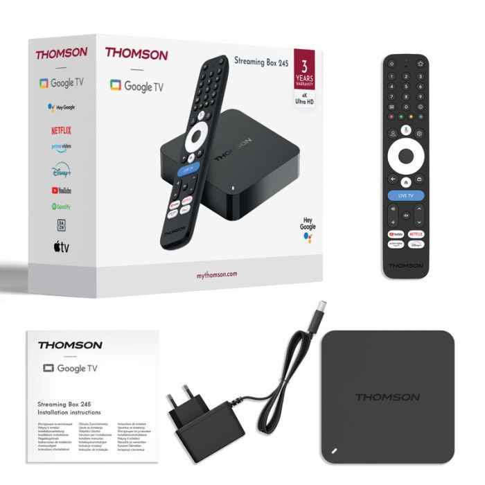 Медиаплеер THOMSON Google TV 245 (4K) (248644) изображение 10