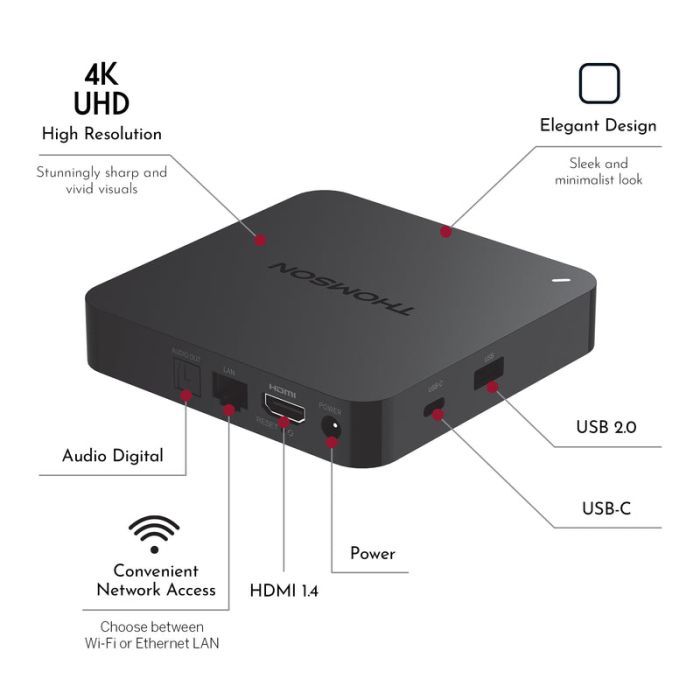 Медиаплеер THOMSON Google TV 245 (4K) (248644) изображение 2