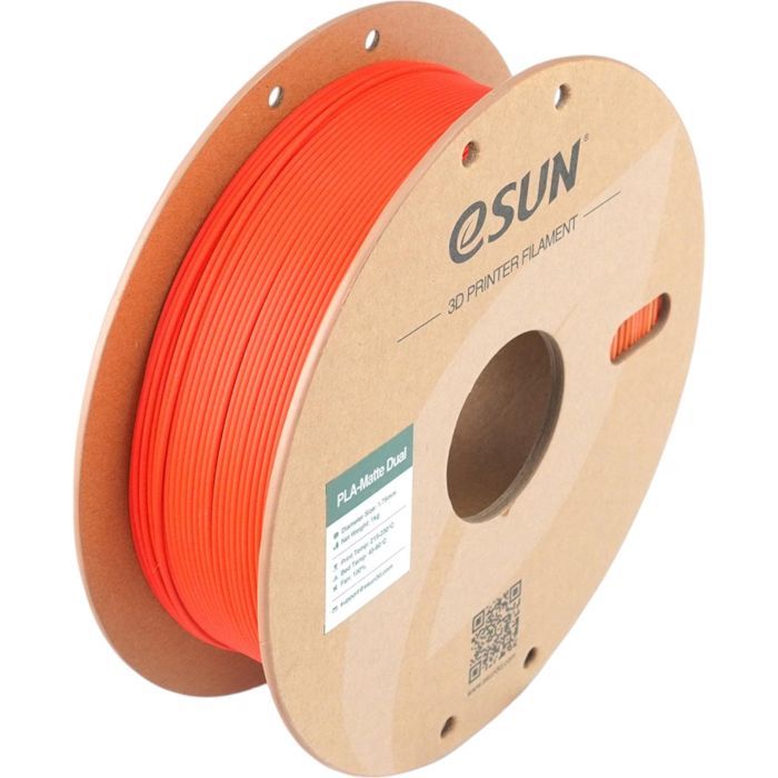 Пластик для 3D-принтера eSUN PLA matte dual 1,75mm 1kg RED BLUE (PLA-MTD175B-RU1P1)