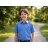 Рубашка детская Lakids с коротким рукавом (1552-152B-darkblue) изображение 5
