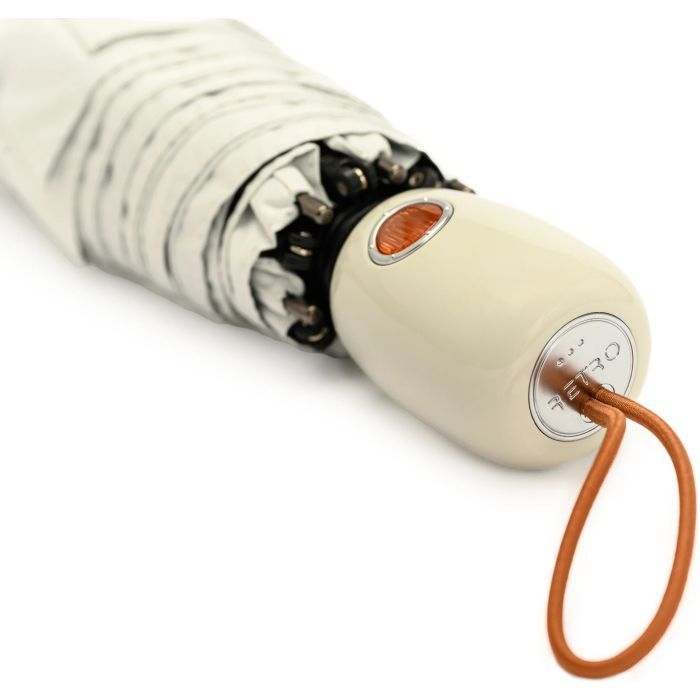 Зонт Krago складана жіноча RETRO повний автомат біла (umb-17-002) изображение 5