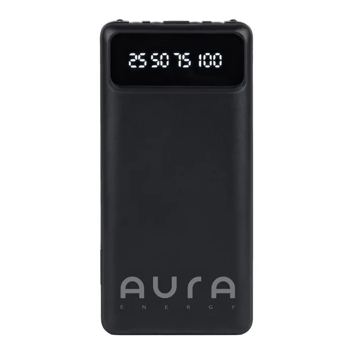 Батарея универсальная AURA NRG10 10000 mAh Black (PBANRG10B)