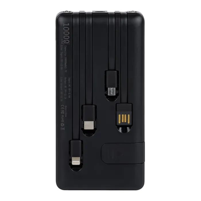Батарея универсальная AURA NRG10 10000 mAh Black (PBANRG10B) изображение 3