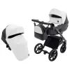 Коляска Bair 2 в 1 Kiwi Plus ECO BKP-51/15 білий / чорний (680899)