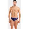 Плавки Arena Double Graphic Swim Briefs 010951-705 темно-синій, помаранчевий 80 (3468337766308)