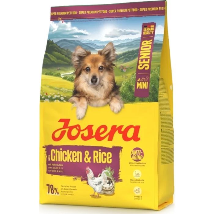 Сухой корм для собак Josera Mini Senior Chicken & Rice 3 кг (4032254787723)