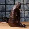 Сумка Vintage Кожаная Коричневая (22956) изображение 10