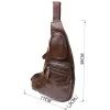 Сумка Vintage Кожаная Коричневая (22956) изображение 3
