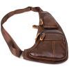 Сумка Vintage Кожаная Коричневая (22956) изображение 6