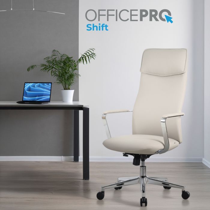 Офісне крісло OfficePro Shift OC533E Beige (OC533E) зображення 7