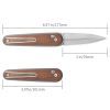 Нож SRM Twin, Brown Micarta, Stonewash (251MB-MN) изображение 2