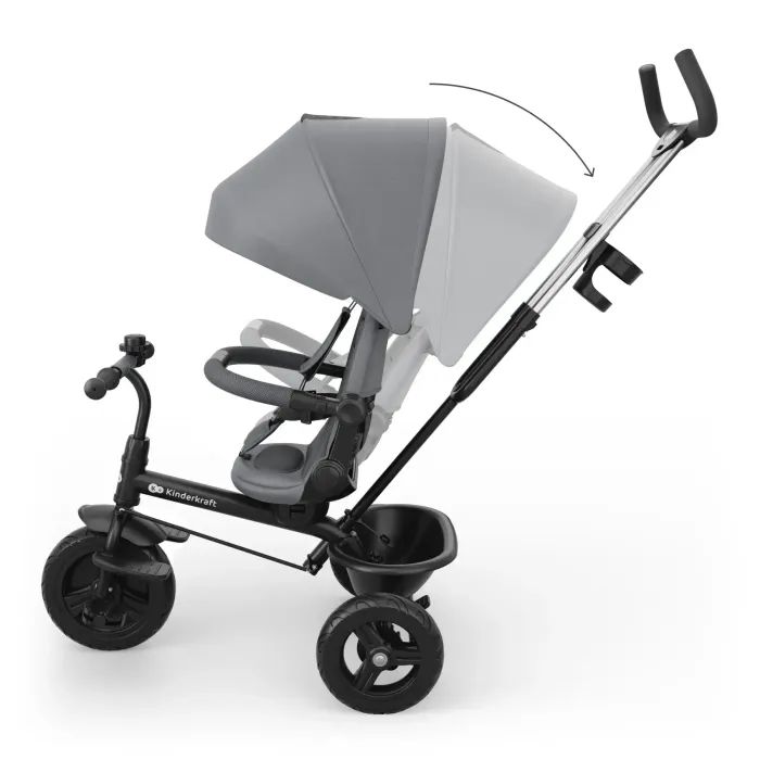 Дитячий велосипед Kinderkraft Aston 2 Plus Grey (KRASTO02GRYPL00) (5902533929900) зображення 3