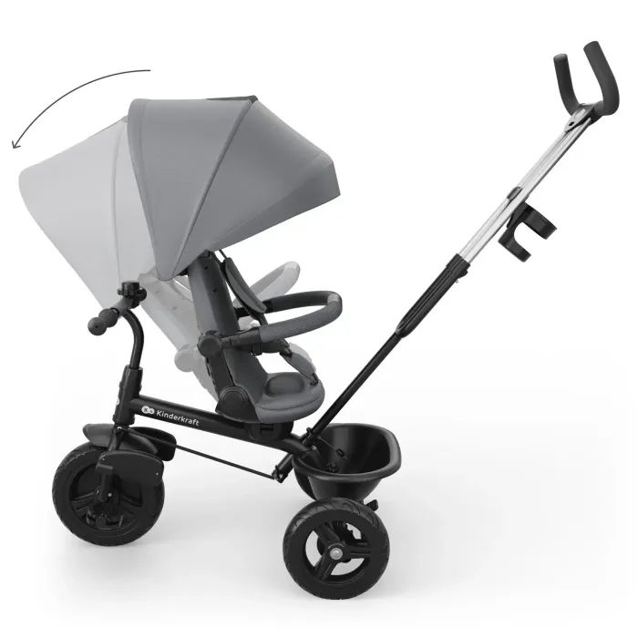 Дитячий велосипед Kinderkraft Aston 2 Plus Grey (KRASTO02GRYPL00) (5902533929900) зображення 4