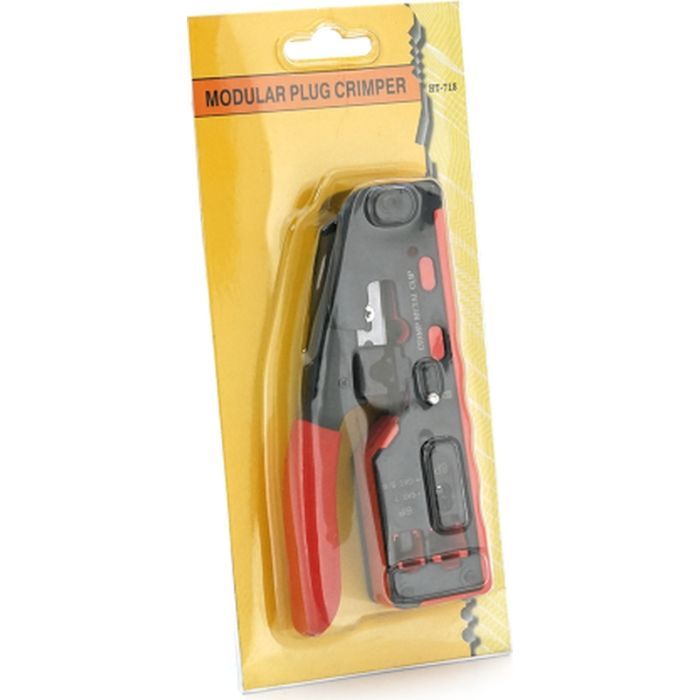 Инструмент Voltronic HT-718, для обжима RJ-45 (8P8C) и RJ-12 (6P6C), 6P/8P + обрезка (HT-718) изображение 5