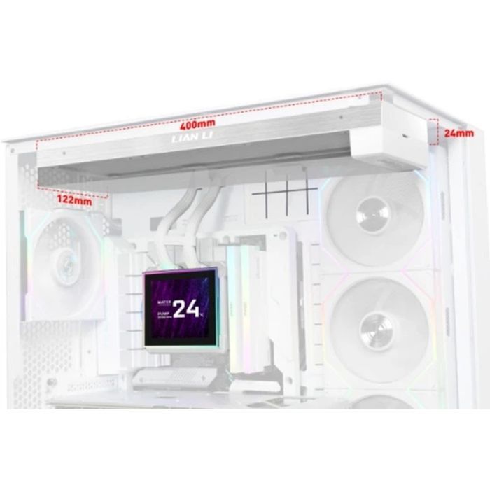 Система жидкостного охлаждения Lian Li HydroShift II LCD-S 360N FANLESS, Black (G89.GHS2LCDS36NB.00) изображение 3