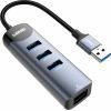 Концентратор LDNIO USB 3.0 4-in-1 3xUSB 3.0 + 1xRJ45 (DS-144U) изображение 4