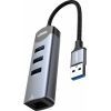 Концентратор LDNIO USB 3.0 4-in-1 3xUSB 3.0 + 1xRJ45 (DS-144U) изображение 5
