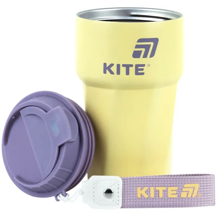 Термокружка Kite K26-1220 450 мл, жовта (K26-1220-3) зображення 3