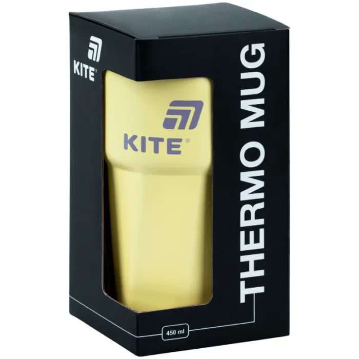 Термокружка Kite K26-1220 450 мл, жовта (K26-1220-3) зображення 5