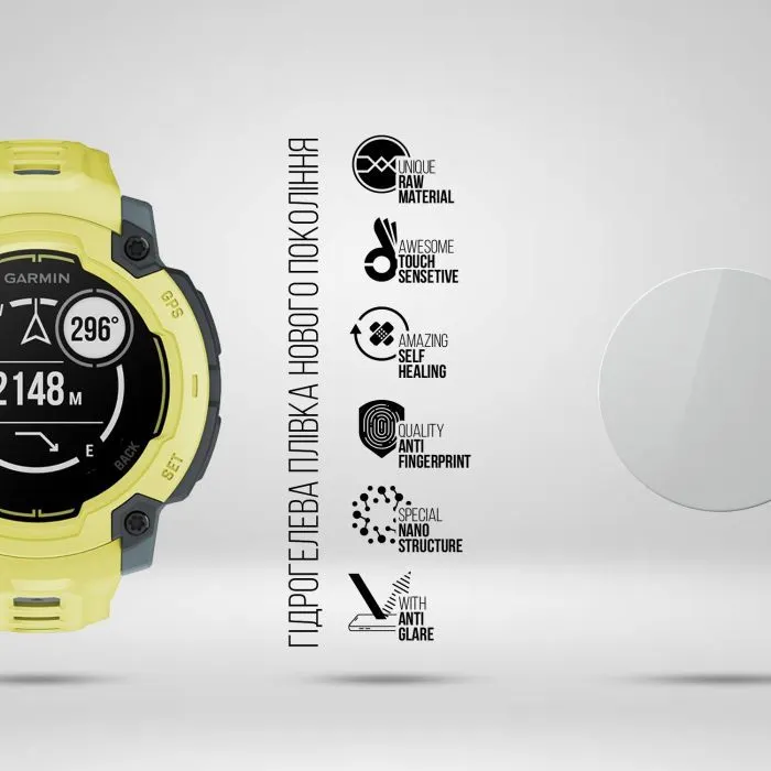Плівка захисна Armorstandart Matte hydrogel Garmin Instinct E 45mm 6 pcs (ARM92025) зображення 2