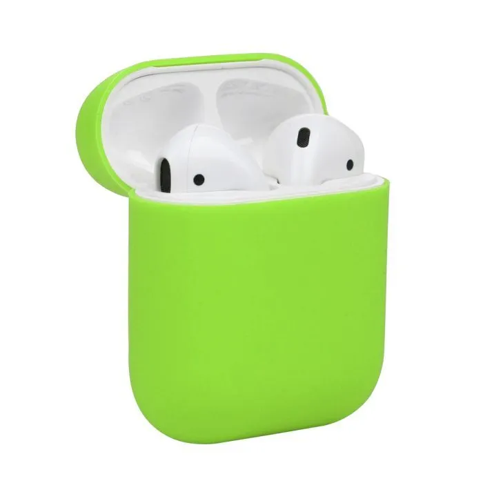 Чохол для навушників BeCover Silicon для Apple AirPods Green (703347)