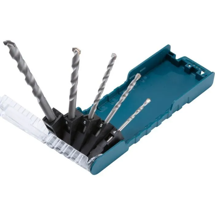 Набор сверл Makita 4–10мм, кейс, 5шт (E-11536) изображение 3