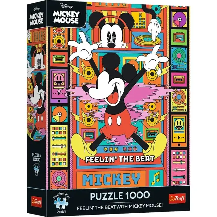 Пазл Trefl Premium Plus Mickey&Friends Почувствуй ритм с Микки Маусом 1000 элементов (5900511121421)