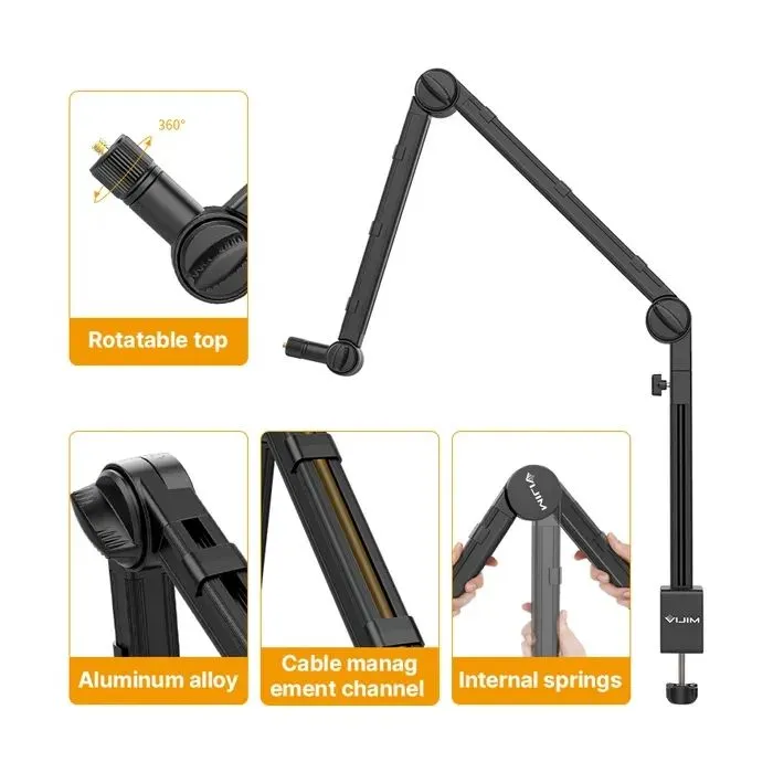 Штатив Ulanzi Vijim Microphone boom arm (2806) зображення 9