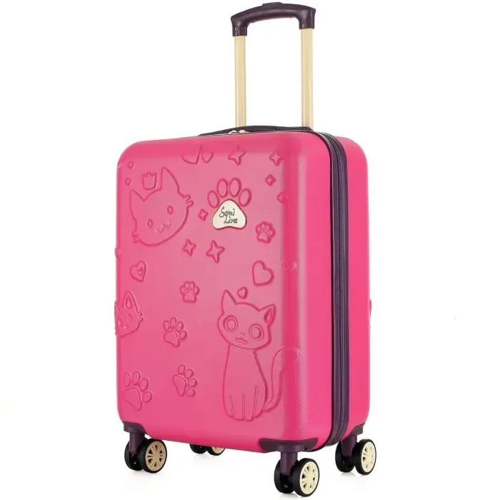 Чемодан Semi Line 20" (S) Rose/Black (T5881-2) (DAS303610)