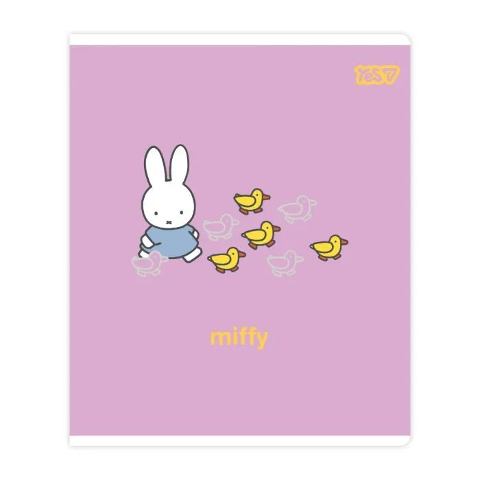 Зошит Yes Miffy Bunny А5 12 аркушів коса лінія (768599) зображення 6