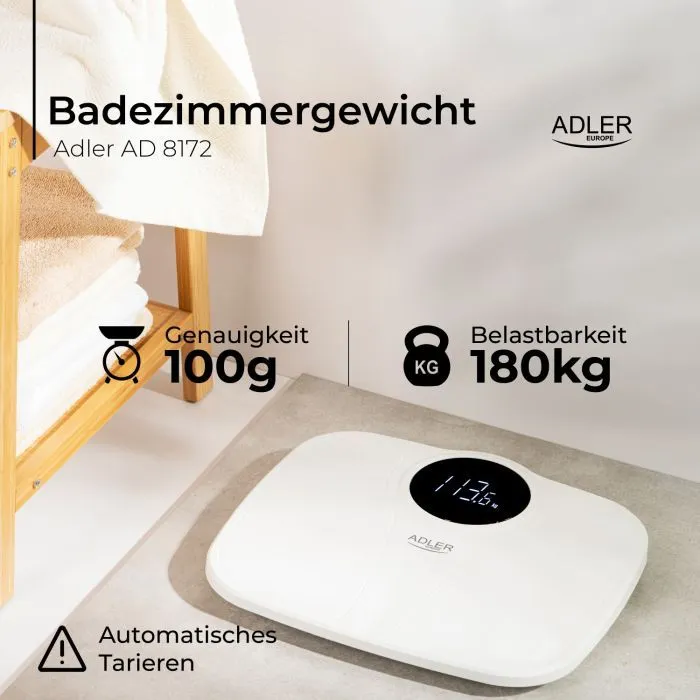 Весы напольные Adler AD 8172 white изображение 10