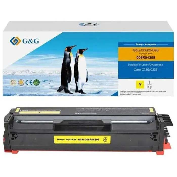 Картридж G&G Xerox C230/C235 Yellow 2.5K (G&G-006R04398)
