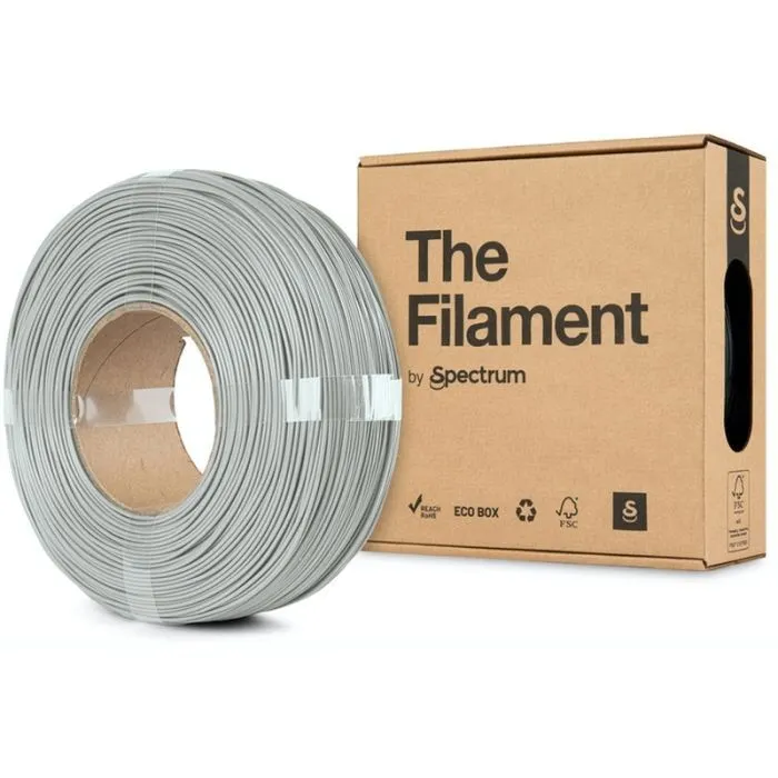 Пластик для 3D-принтера The Filament PLA 1.75mm 1kg ReFill SILVER, ALUMINIUM (TF-24047) зображення 3
