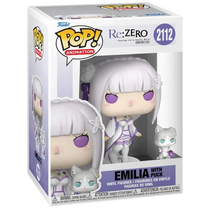 Фигурка Funko Pop набор серии Re:ZERO - Эмилия с Паком (86515) изображение 2