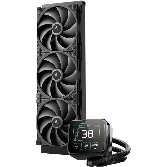 Система жидкостного охлаждения Deepcool Spartacus 420 Black (R-SPT420-BKDSMP-G-1) изображение 2