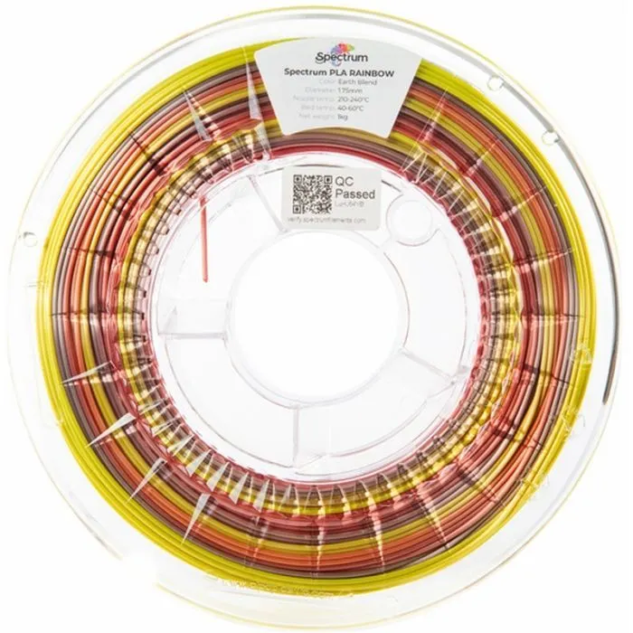 Пластик для 3D-принтера Spectrum PLA Silk Rainbow 1.75mm 1kg Eaeth Blend (81020) зображення 3