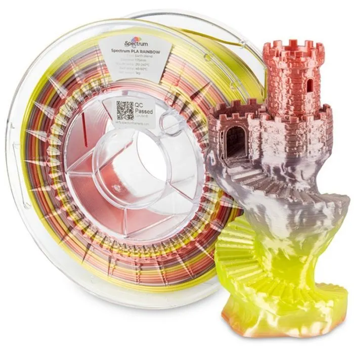 Пластик для 3D-принтера Spectrum PLA Silk Rainbow 1.75mm 1kg Eaeth Blend (81020) зображення 4