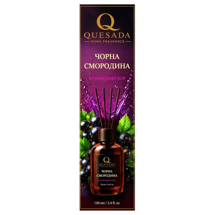 Аромадифузор Quesada Чорна смородина 100 мл (4823135701316)