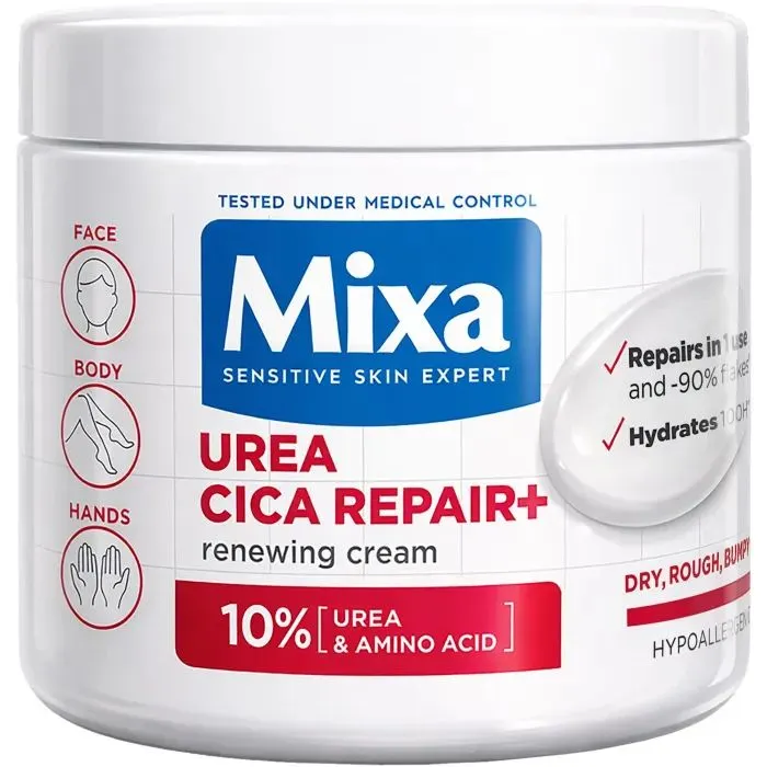 Крем для тіла Mixa Urea Cica Repair+ Regenerating Cream 400 мл (3600551135922)