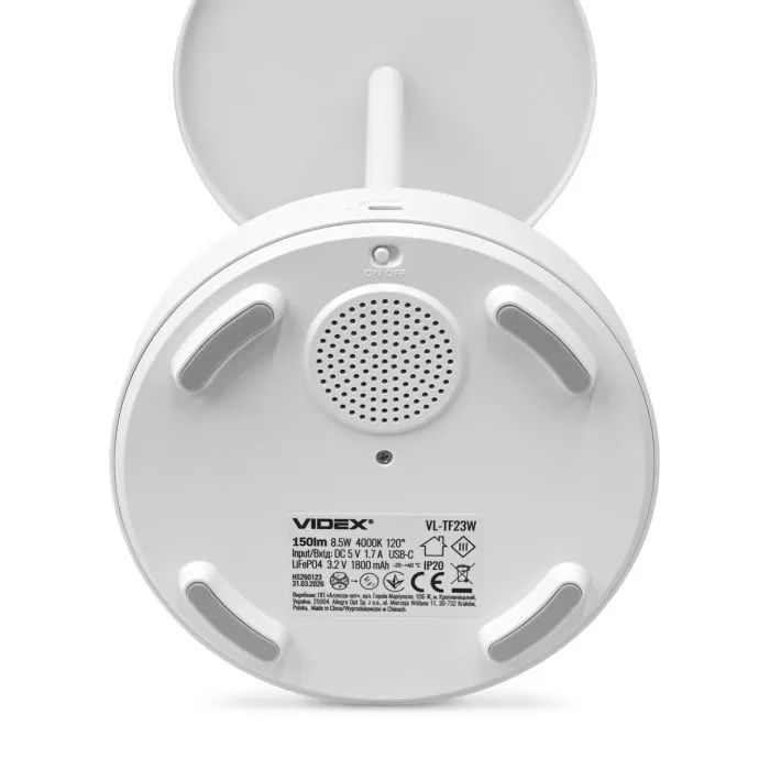 Настольная лампа Videx 8.5W 4000K+RGB White (VL-TF23W) изображение 4
