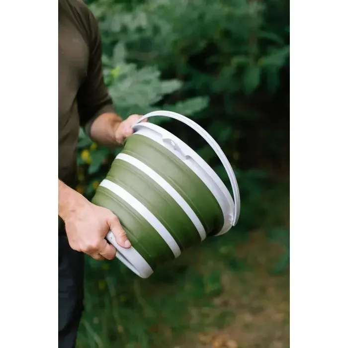 Відро складане Tribe Water Bucket Lid 10 л з кришкою olive (T-FJ-0050-olive) зображення 10