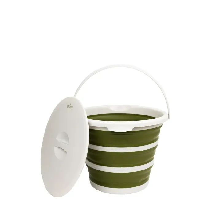 Відро складане Tribe Water Bucket Lid 10 л з кришкою terracota (T-FJ-0050-terracota) зображення 3