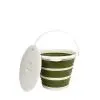 Відро складане Tribe Water Bucket Lid 10 л з кришкою olive (T-FJ-0050-olive) зображення 3