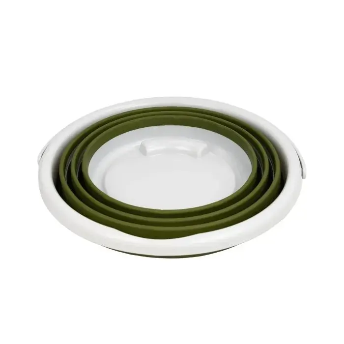 Відро складане Tribe Water Bucket Lid 10 л з кришкою olive (T-FJ-0050-olive) зображення 5