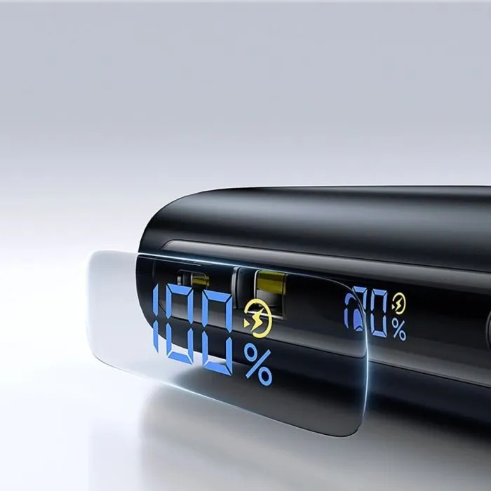 Батарея универсальная Baseus 25000mAh EnerFill FC41 145W Digital Display Built-in Dual USB-C Cable (E0028H03) изображение 8